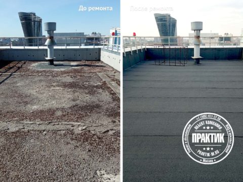 Капитальный ремонт кровли в проезде Березовой рощи