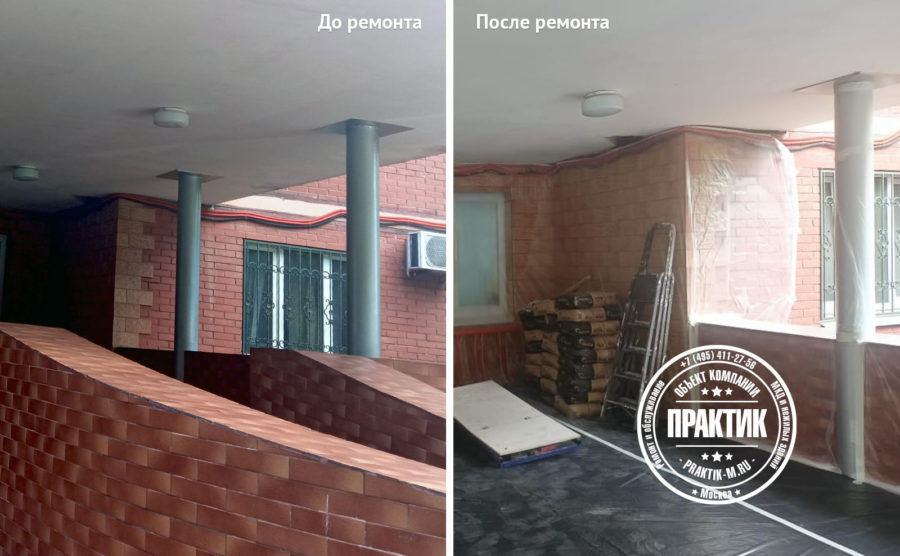 Ремонт входных групп на Новогиреевской улице