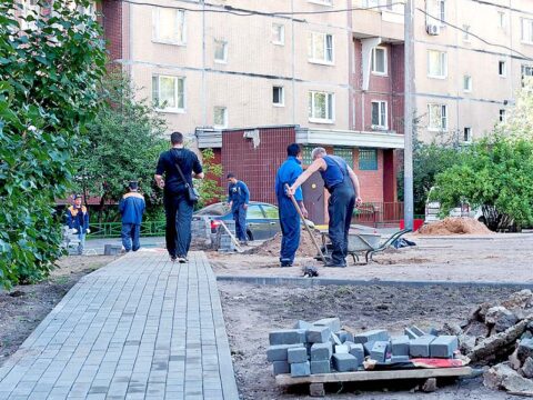 Благоустройство придомовой территории